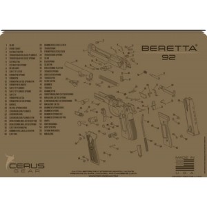 Cerus Gear podloga za pištolo Beretta 92, coyote