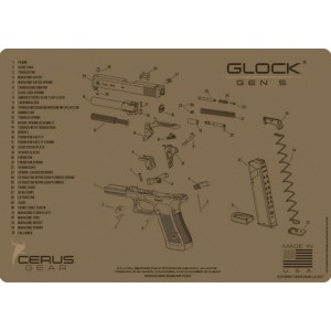 Cerus Gear podloga za pištolo Glock gen.5, coyote