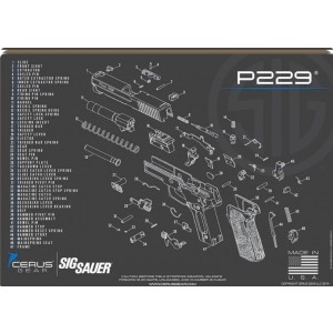 Cerus Gear podloga za pištolo Sig Sauer P229, siva